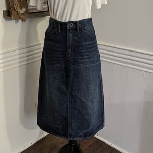 Helmut Lang Denim skirt